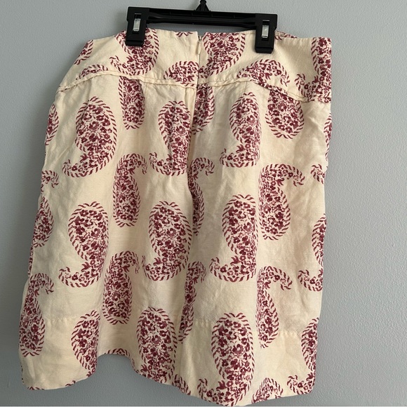 LOFT skirt linen blend with pockets small - Picture 2 of 4